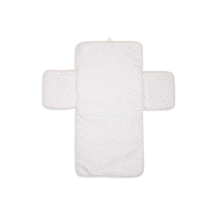 Tapis à langer nomade Cloudy Rib en polyester pour bébé – Jollein