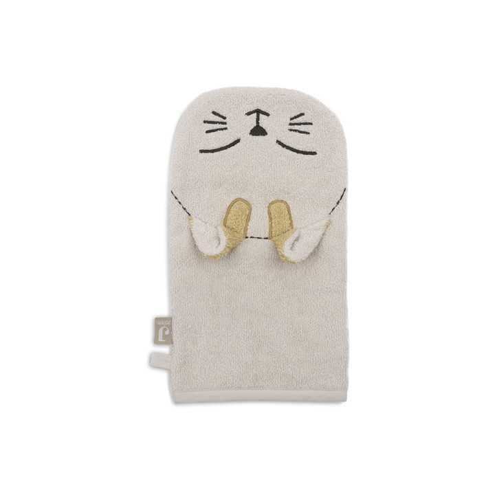 Gant de toilette Éponge Charlie en coton pour bébé – Jollein