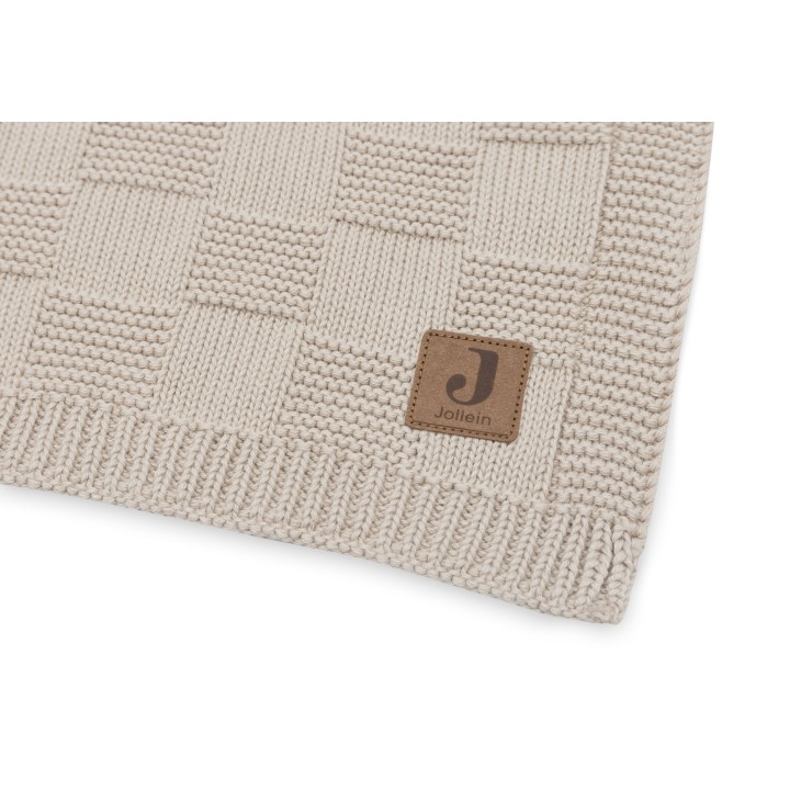 Couverture Box Knit GOTS en coton bio pour bébé – Jollein