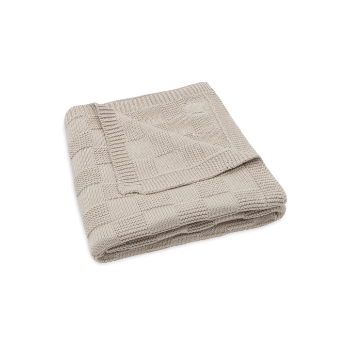 Couverture Box Knit GOTS en coton bio pour bébé – Jollein