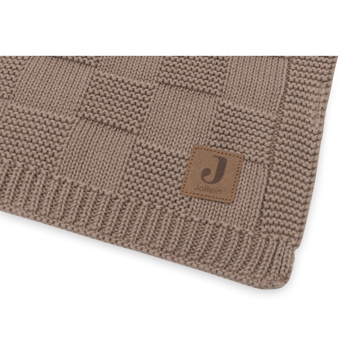 Couverture Box Knit GOTS en coton bio pour bébé – Jollein
