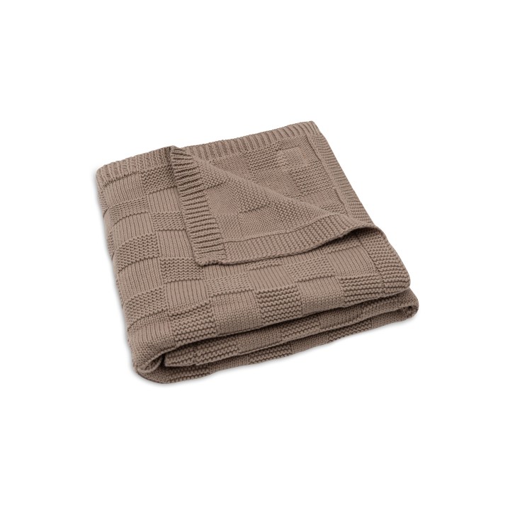 Couverture Box Knit GOTS en coton bio pour bébé – Jollein