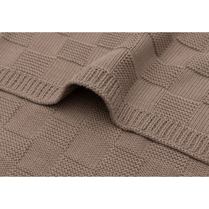Couverture Box Knit GOTS en coton bio pour bébé – Jollein