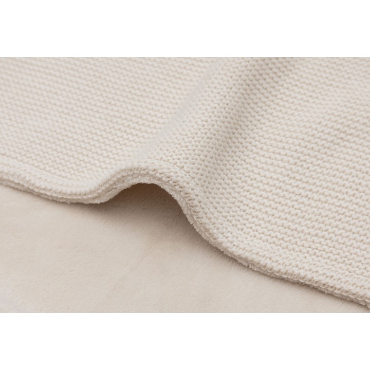 Couverture Basic Knit Velvet en coton pour bébé – Jollein