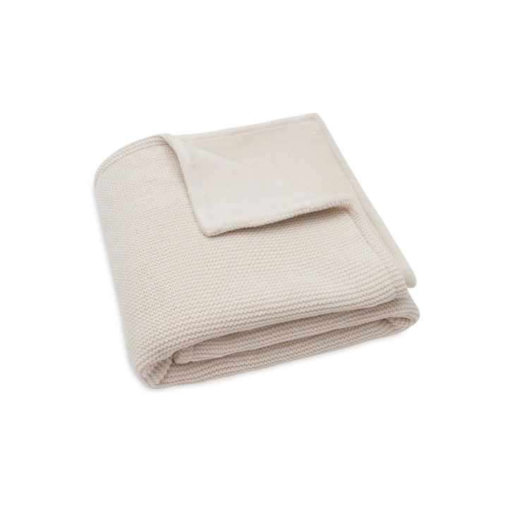 Couverture Basic Knit Velvet en coton pour bébé – Jollein