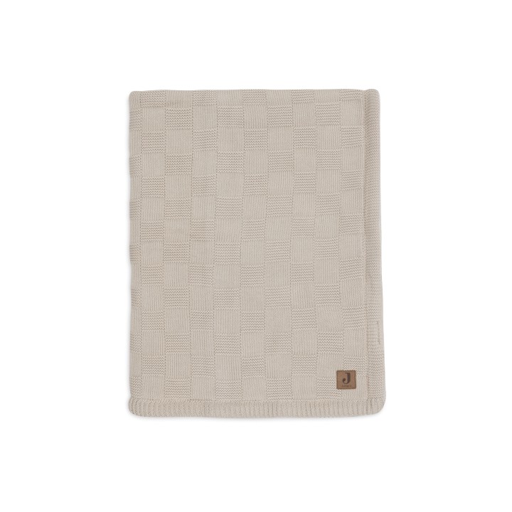 Couverture Box Knit Velvet GOTS en coton pour bébé – Jollein