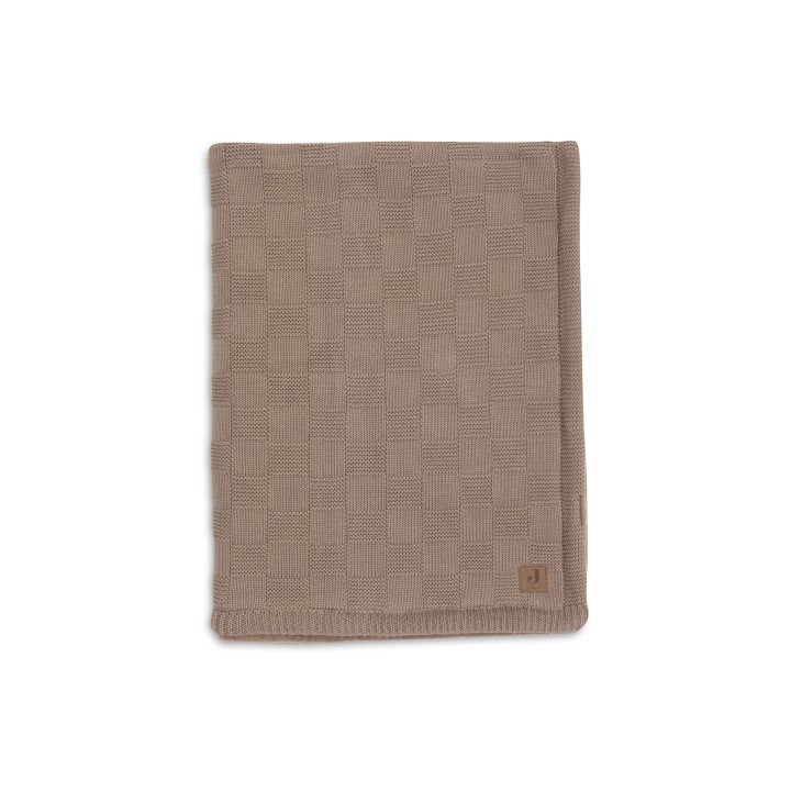 Couverture Box Knit Velvet GOTS en coton pour bébé – Jollein