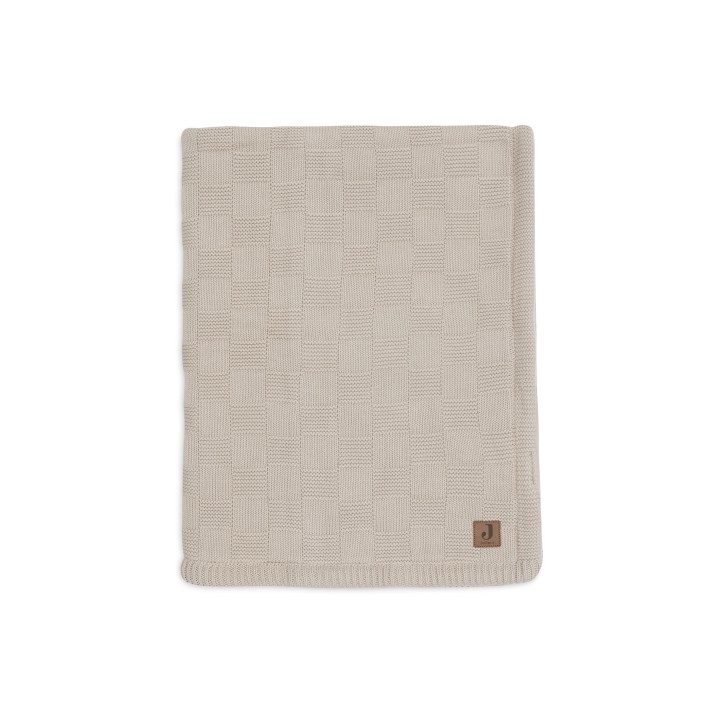 Couverture Box Knit Velvet GOTS en coton pour bébé – Jollein