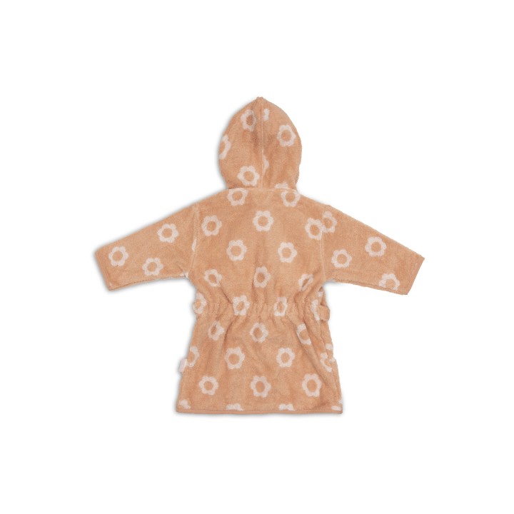 Peignoir Éponge Jacquard Flower en coton pour bébé – Jollein
