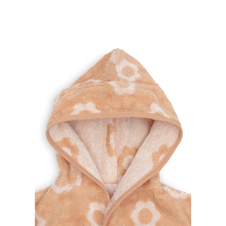 Peignoir Éponge Jacquard Flower en coton pour bébé – Jollein