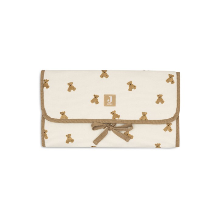 Tapis à langer nomade Little Waffle - Mini Teddy Bear