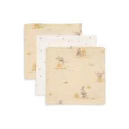 Serviette Gaze de Coton - Kangaroots - 3 Unités – Jollein