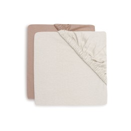 Drap-housse Jersey 2 Unités en coton pour bébé – Jollein