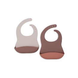 Bavoir silicone Lot de 2 pour bébé – Jollein