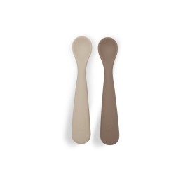 Cuillère souple silicone Lot de 2 pour bébé – Jollein