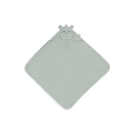 Cape de bain Éponge Hippo Happy en coton pour bébé – Jollein