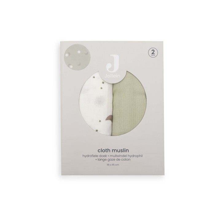 Lange Gaze de Coton Over the Moon pour bébé – Jollein