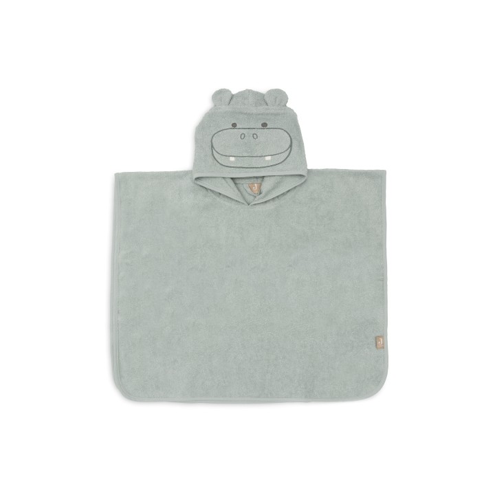 Poncho de Bain Éponge Hippo Happy en coton pour bébé – Jollein
