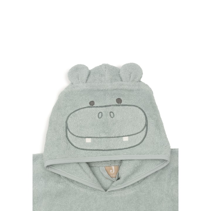 Poncho de Bain Éponge Hippo Happy en coton pour bébé – Jollein
