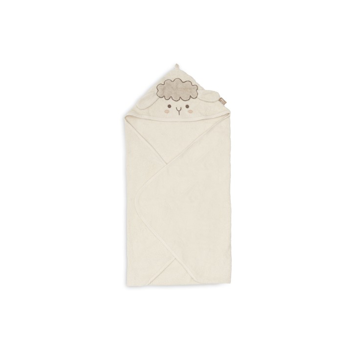 Cape de bain Éponge Sheep Sonny en coton pour bébé – Jollein