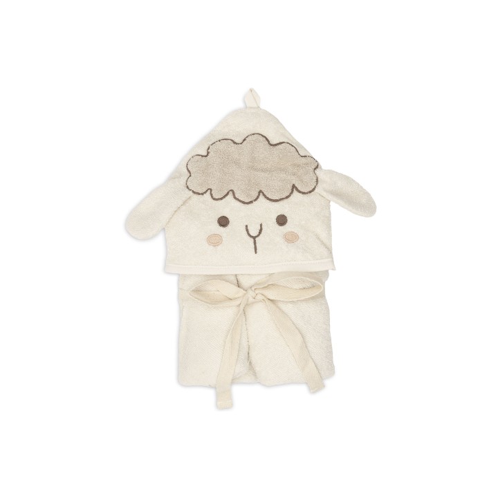 Cape de bain Éponge Sheep Sonny en coton pour bébé – Jollein
