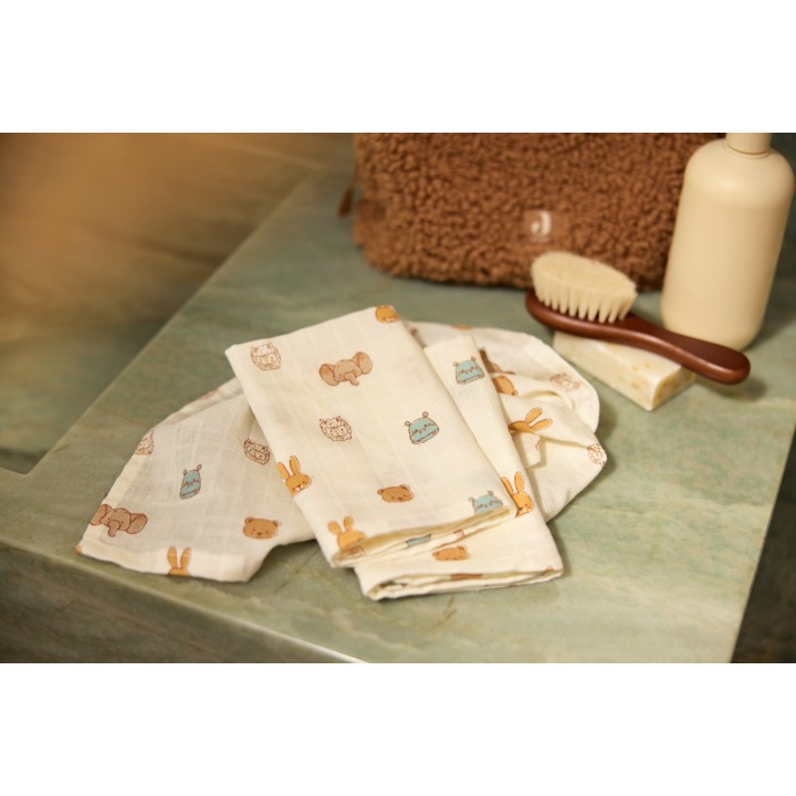 Serviette Gaze de Coton - Jollies - 3 Unités – Jollein