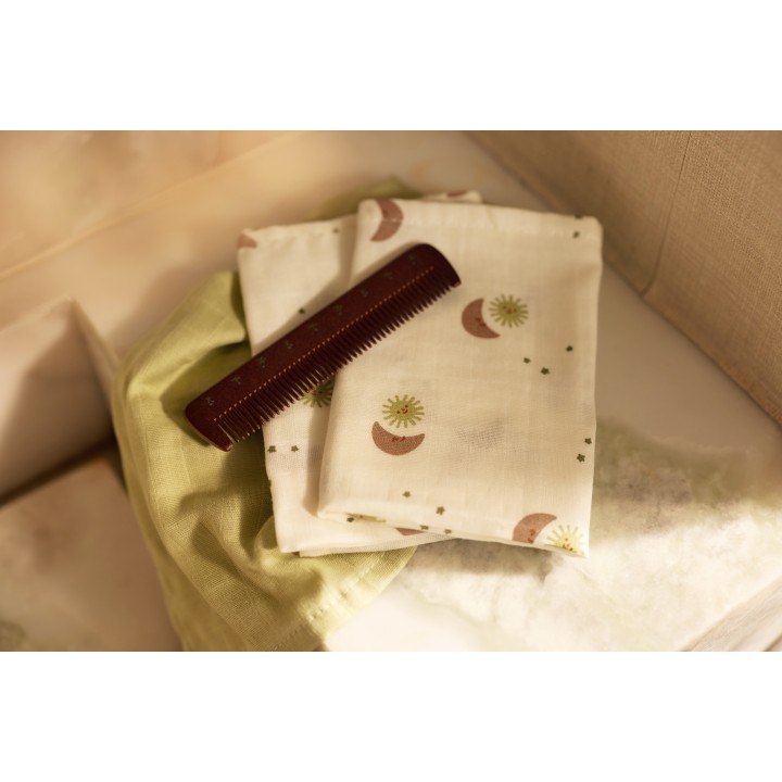 Serviette Gaze de Coton - Over the Moon - 3 Unités – Jollein