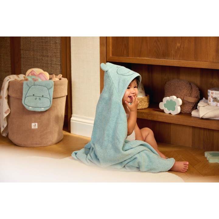 Gant de toilette éponge Hippo Happy – Jollein