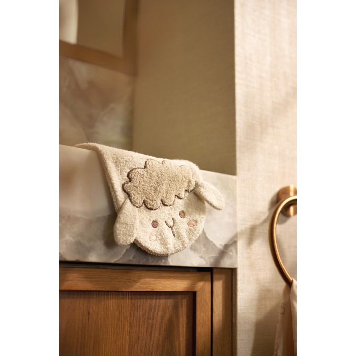 Gant de toilette éponge Sheep Sonny – Jollein