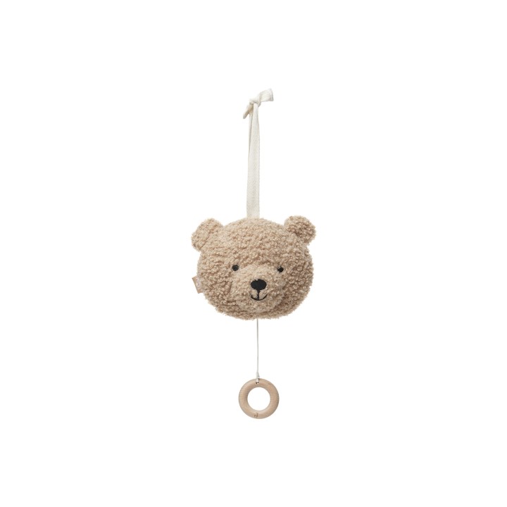 Peluche Musicale Teddy Bear en polyester pour bébé – Jollein