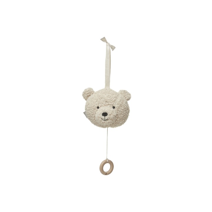 Peluche Musicale Teddy Bear en polyester pour bébé – Jollein