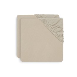 Drap-housse Jersey matelas de parc 2 Unités rectangulaire