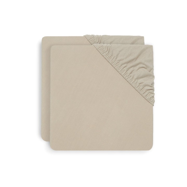Drap-housse Jersey matelas de parc 2 Unités rectangulaire