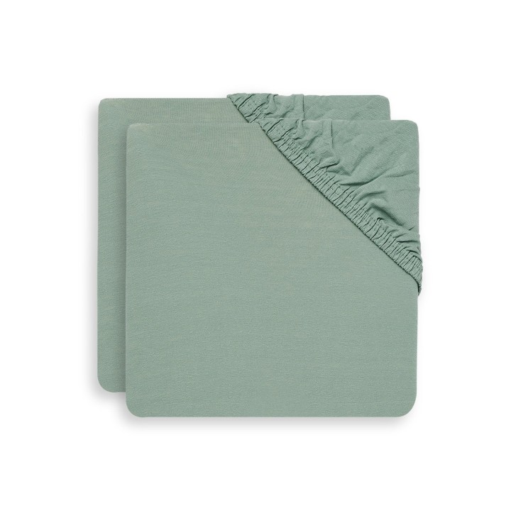 Drap-housse Jersey matelas de parc 2 Unités rectangulaire