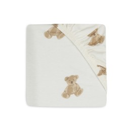 Drap-housse Jersey Teddy Bear en coton pour bébé – Jollein