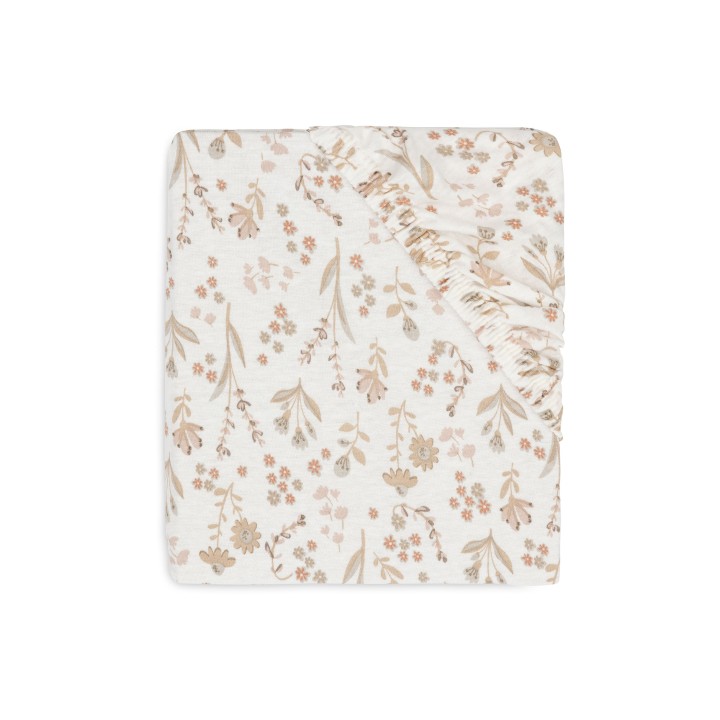 Drap-housse Jersey Bloomy en coton pour bébé – Jollein