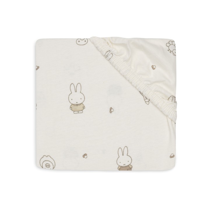 Drap-housse Jersey Miffy Family Farm – Jollein