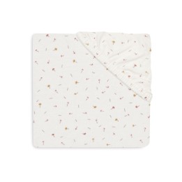 Drap-housse Jersey Pretty Picnic Flower Drops – Jollein