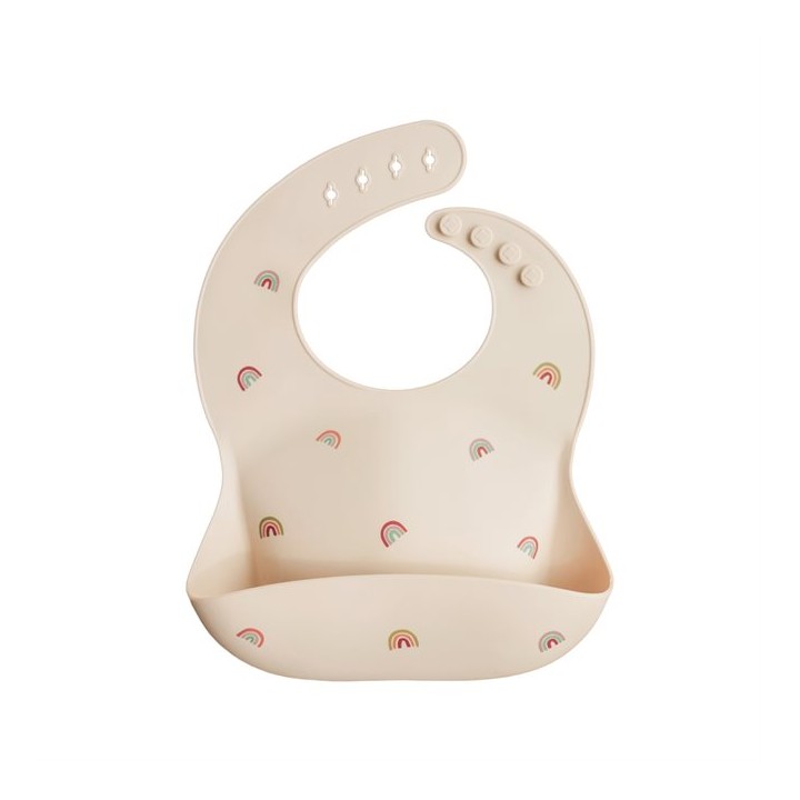 Bavoir en silicone