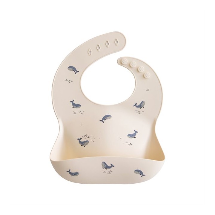 Bavoir en silicone
