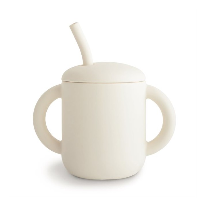 Tasse avec paille