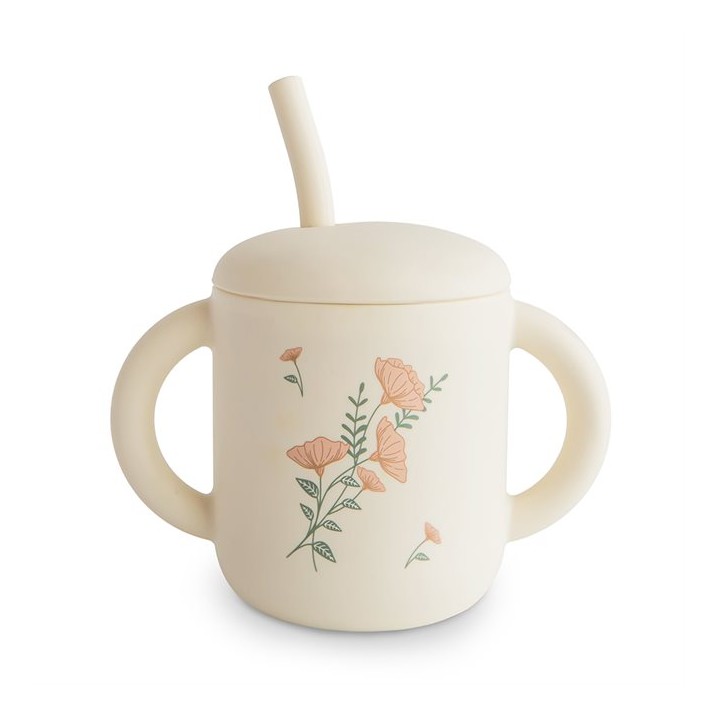 Tasse avec paille