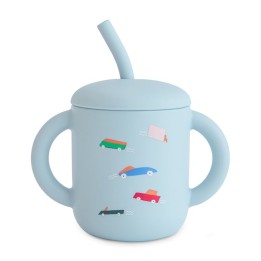 Tasse avec paille