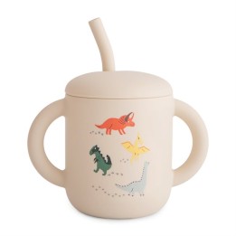 Tasse avec paille
