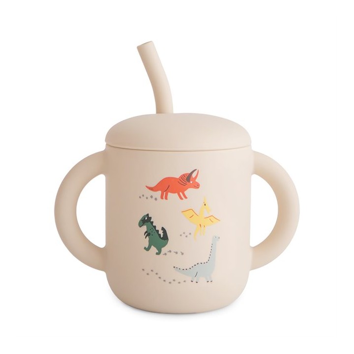 Tasse avec paille