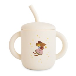 Tasse avec paille