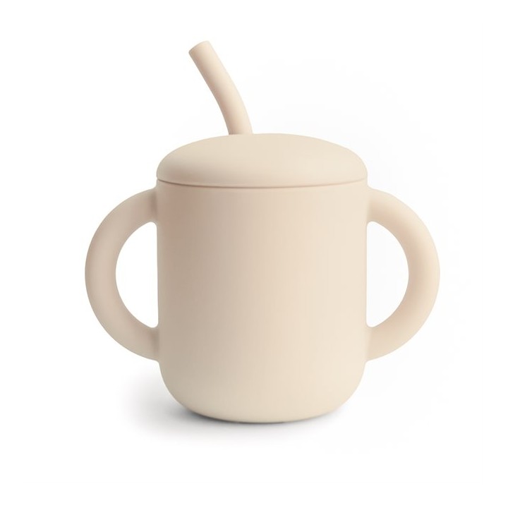 Tasse avec paille