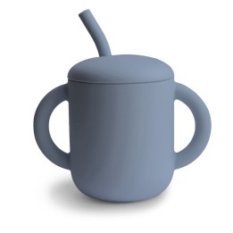Tasse avec paille