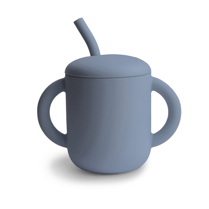 Tasse avec paille