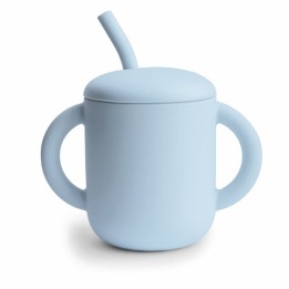 Tasse avec paille